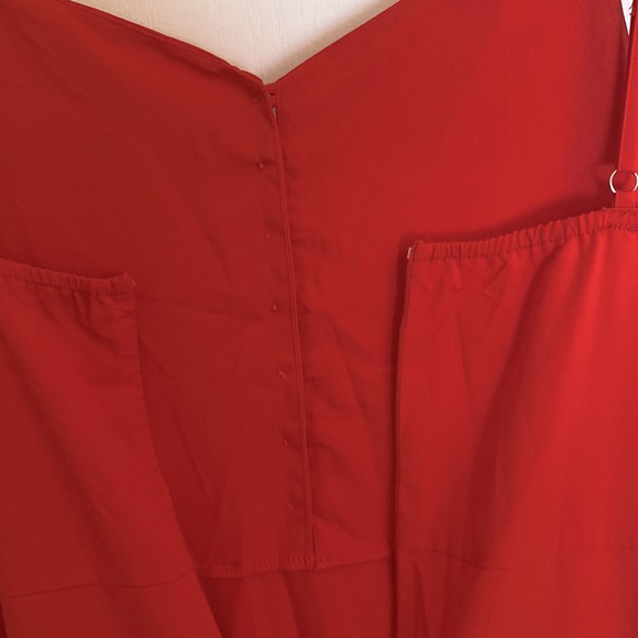 Summer long Red Flowey Dress - Picture 11 of 13